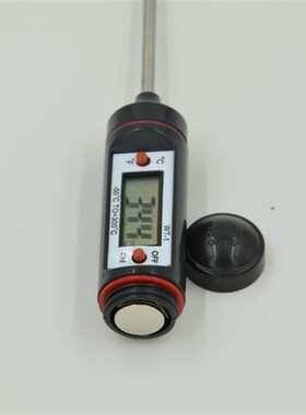插入式温度计WT-1食品烧烤工业高温测温计300度带电池不锈钢探针