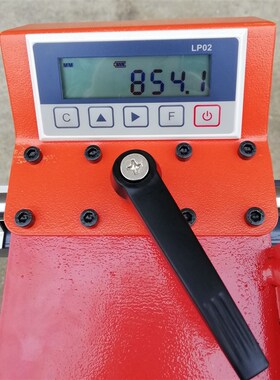 切管切割机铝材送料架滚筒托料架定位架数显送料架LP02数显表M503