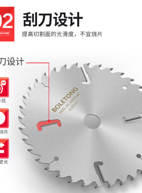 木工带刮刀多片锯锯片专用方木圆木推台锯超薄合金木料多片锯切割