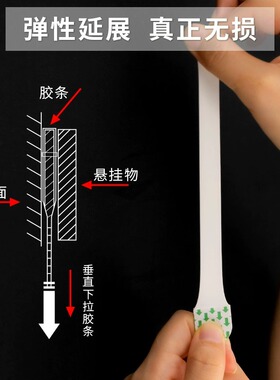 挂画神器免打孔相框挂钩不伤墙上壁画壁纸客厅无痕魔术贴免钉专用