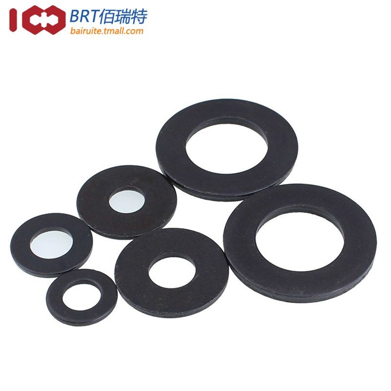 黑色8.8级垫片平垫圈金属垫圈加厚螺丝平垫片超薄介子圆形M2-M30,淘宝优惠券,粉丝福利购,淘宝优惠卷