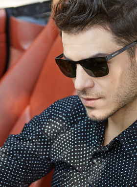 太阳眼镜男士开车墨镜潮人司机驾驶专用镜玻璃偏光镜片方形钓鱼镜