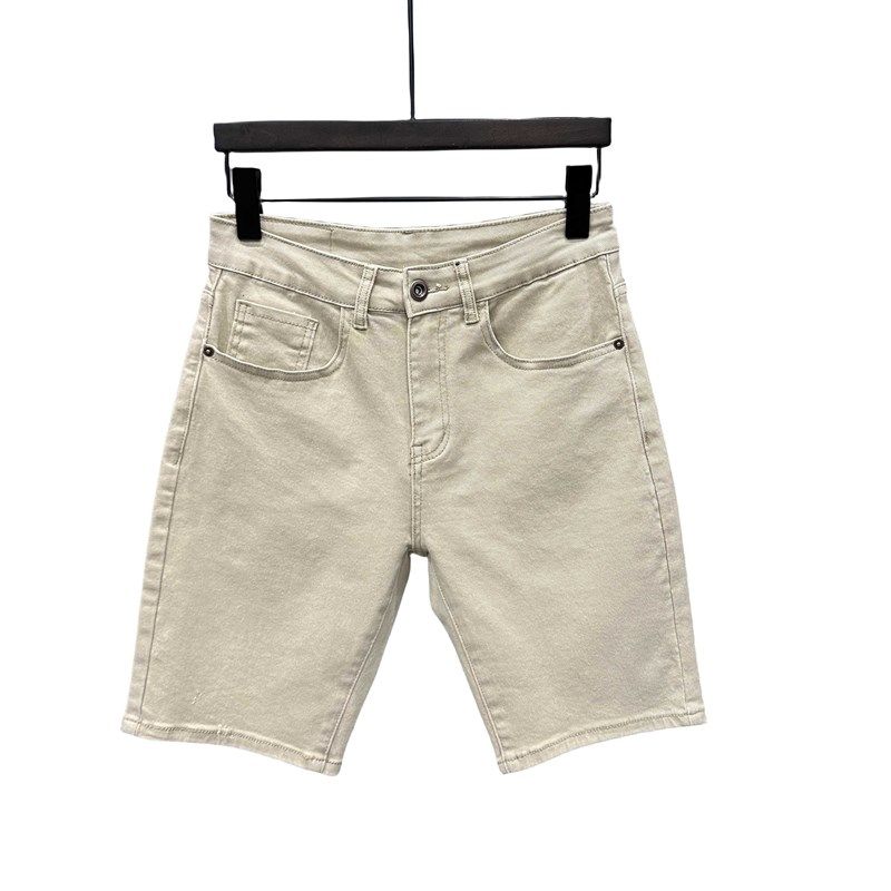卡其黑色修身小脚牛仔短裤男夏潮流弹力舒适五分裤中裤5分沙滩裤,淘宝优惠券,粉丝福利购,淘宝优惠卷
