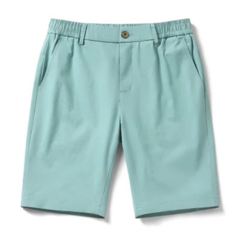 夏季新款五分裤子男纯棉商务休闲短裤透气直筒纯色简约百搭短西裤,淘宝优惠券,粉丝福利购,淘宝优惠卷