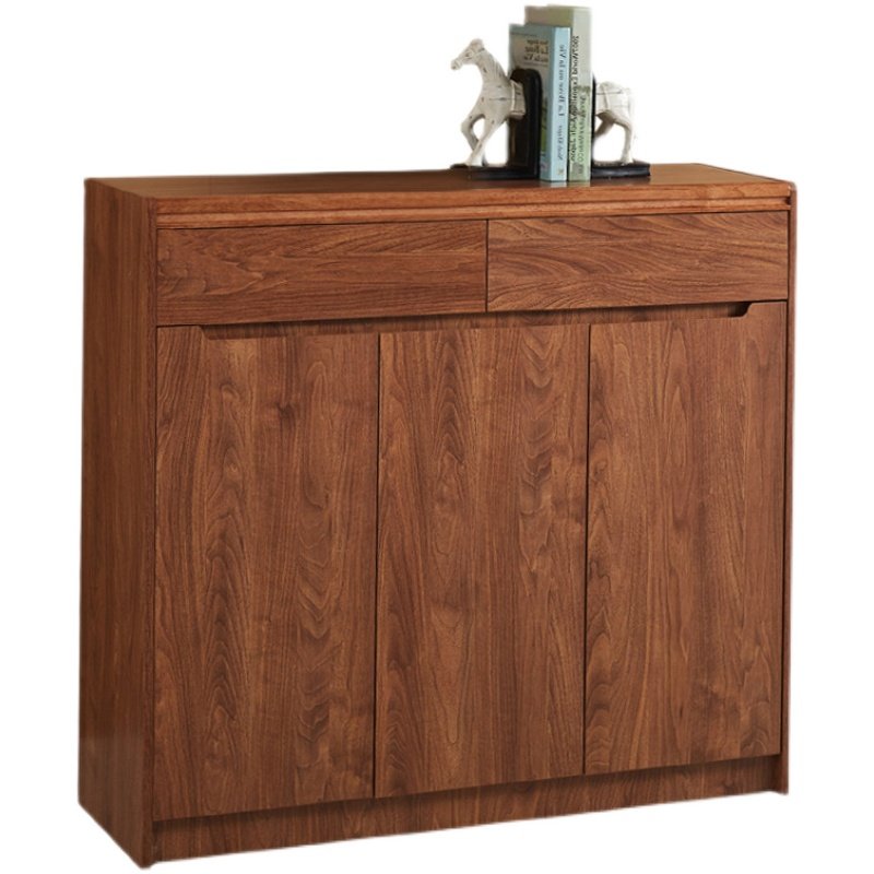 实木色鞋柜家用门口入户玄关门厅柜简约现代大容量鞋Y橱胡桃收纳,淘宝优惠券,粉丝福利购,淘宝优惠卷