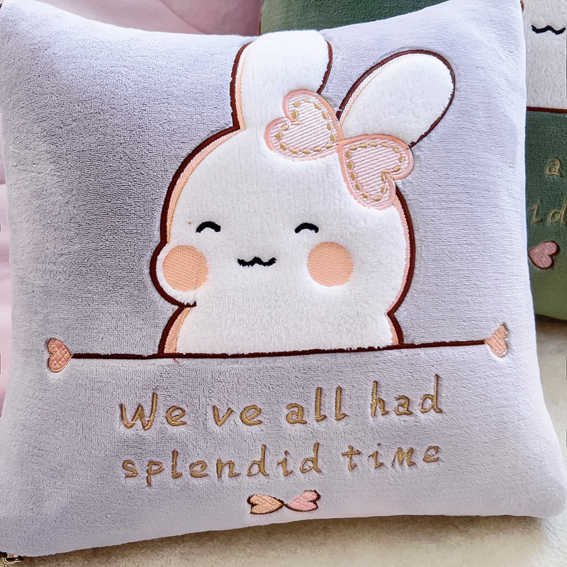 多功能抱枕被加厚二合一摺叠汽车载枕头被办公室午睡空调毯子靠枕,淘宝优惠券,粉丝福利购,淘宝优惠卷