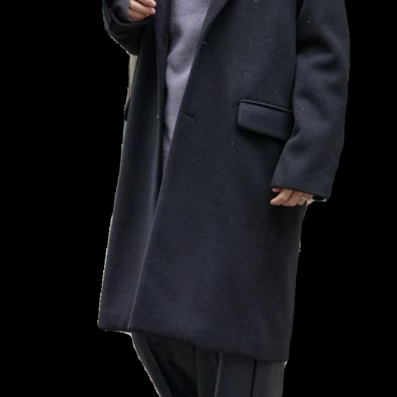 2023 new autumn and winter men's windbreaker coats, Japanese and Korean styles, handsome, slim and casual