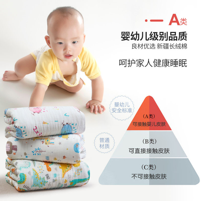 A类全棉六层纱布毛巾被夏季泡泡纱盖毯双单人婴儿童夏凉被空调被,淘宝优惠券,粉丝福利购,淘宝优惠卷