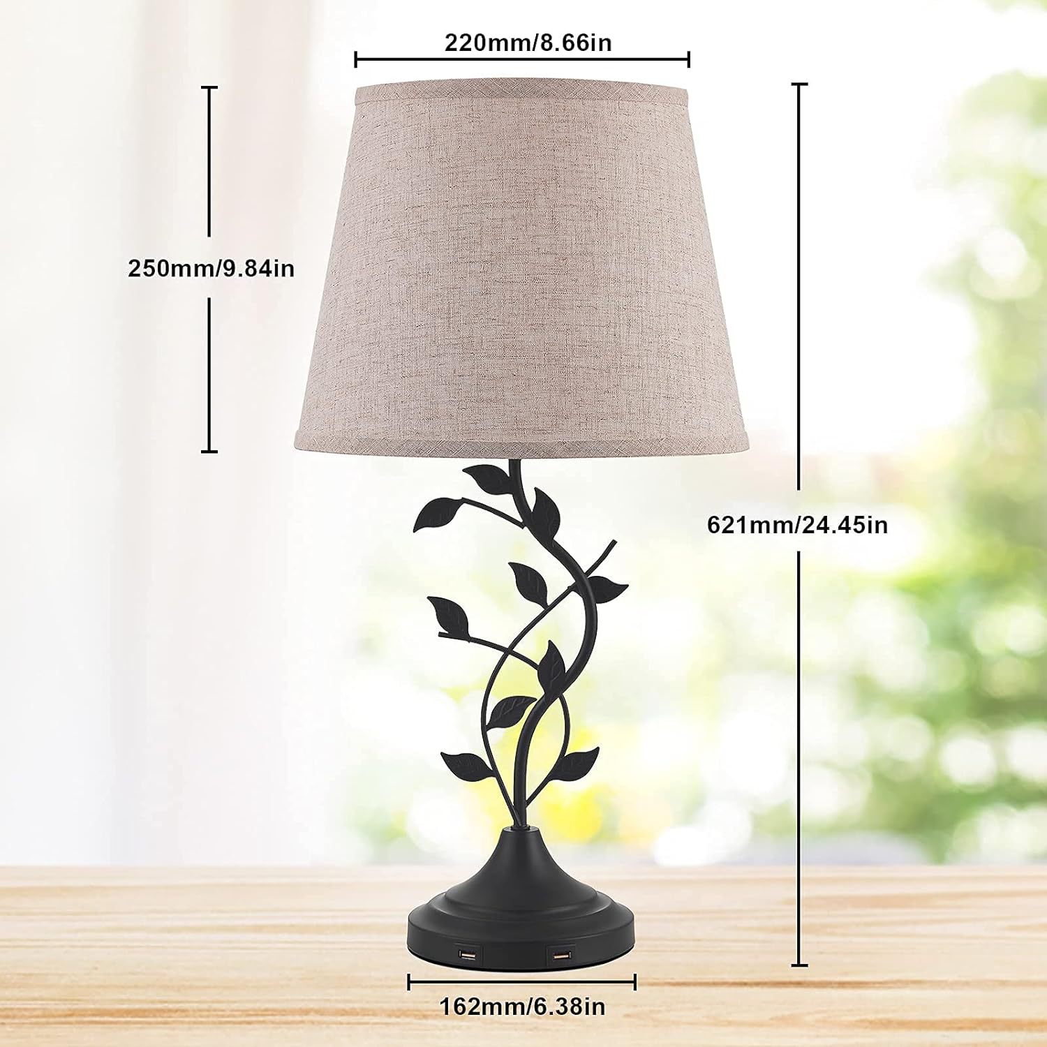 Cross-border hot selling LED fabric table lamp creative design USB interface rechargeable bedroom bedside desk eye protection lamp