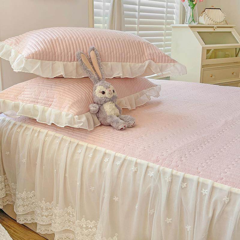 1棉33纯76全棉夹棉床裙三件套裙色纯蕾丝床005公主风套件1.8床三,淘宝优惠券,粉丝福利购,淘宝优惠卷