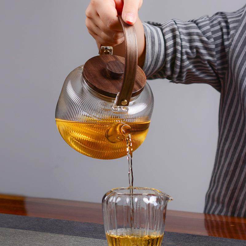 双内胆玻璃煮茶壶大号烧水壶黑白茶全自动蒸茶器电陶炉茶炉,淘宝优惠券,粉丝福利购,淘宝优惠卷