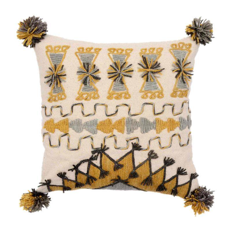 |麦田守望者摩洛哥风格手工编织羊毛抱枕印度进口简约靠垫,淘宝优惠券,粉丝福利购,淘宝优惠卷