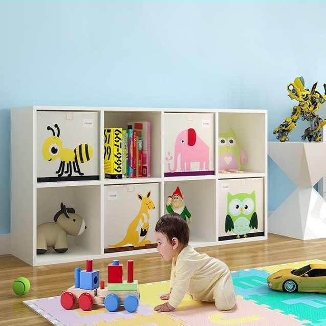 宝宝实收木子柜置物架多层整架幼儿园玩具HCL格柜儿童理纳书架 - 图1