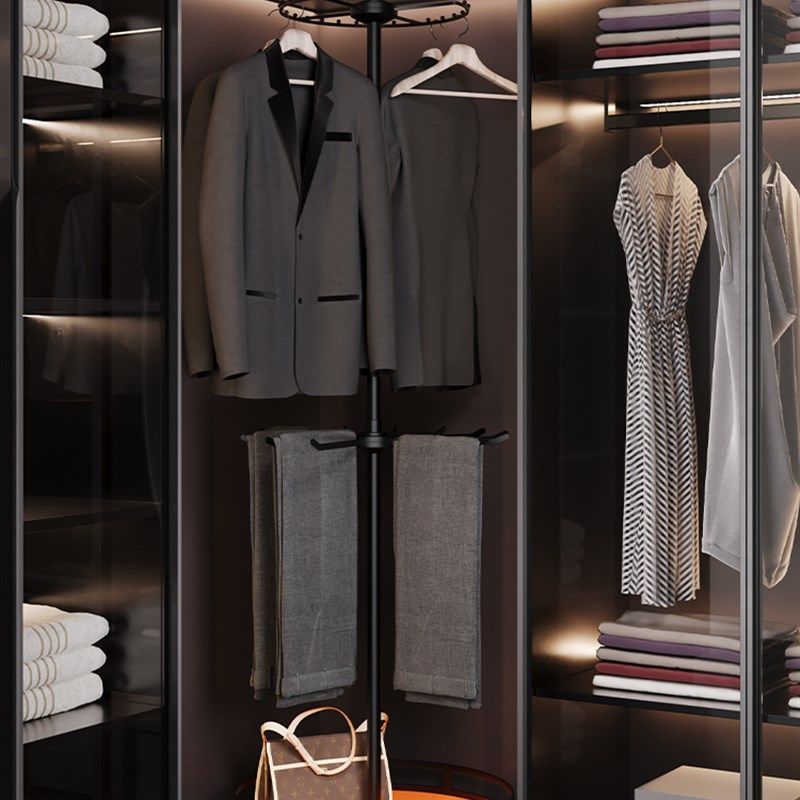 转角衣柜旋转衣架裤架360度挂衣架衣帽间拐角多功能拉篮裤抽架,淘宝优惠券,粉丝福利购,淘宝优惠卷