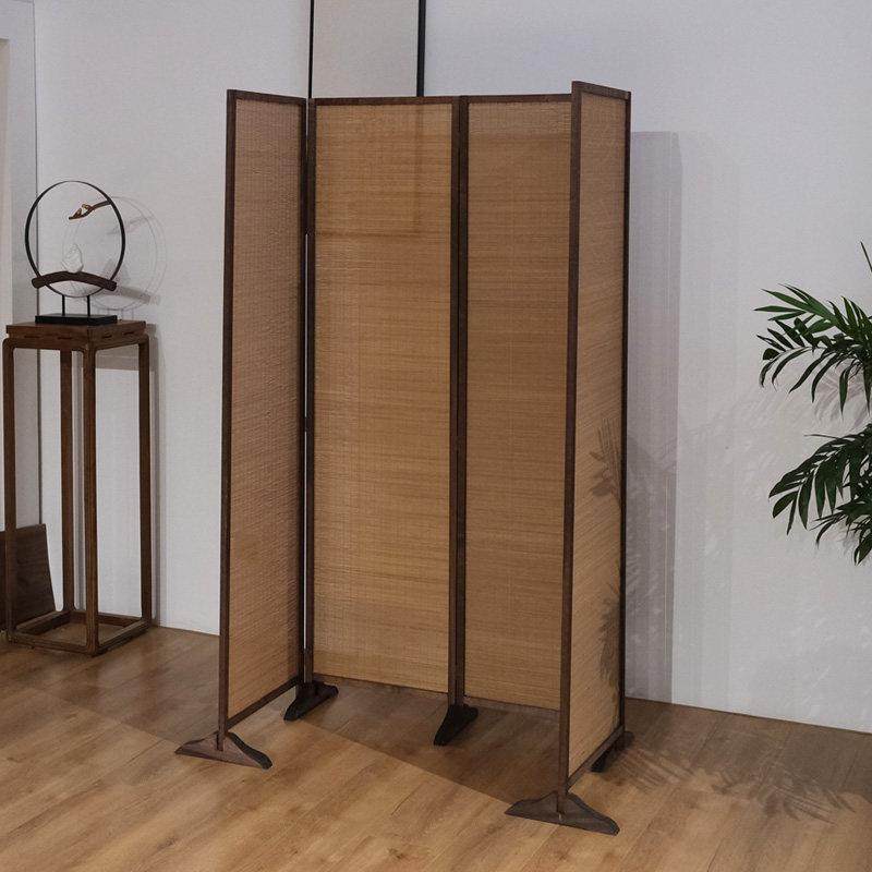 日式屏风隔断客厅家用入户遮挡折叠屏风移动实木竹编中式覆古玄关,淘宝优惠券,粉丝福利购,淘宝优惠卷