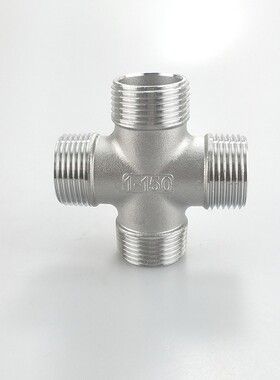 304不锈钢外丝四通/水管接头/水暖配件/四通分水器/2分3分4分6分