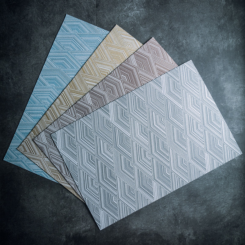 波浪纹餐垫防水防油西餐垫日式防烫餐桌垫PVC小块隔热垫碗垫子,淘宝优惠券,粉丝福利购,淘宝优惠卷