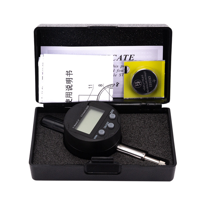 小表盘数显百分表千分表小型电子数字式指示表量表 0-8mm直径40mm - 图3