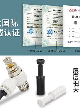 我们堵着不漏气 气动PP管塞接头快插SPP气管堵头04 06 08 10 12MM