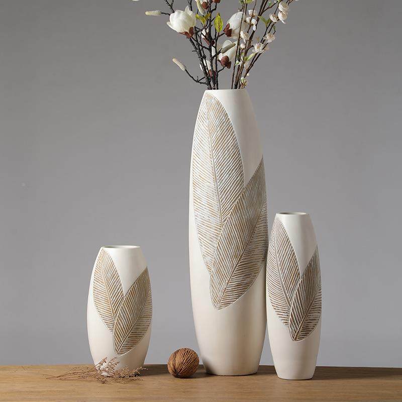 中式复古高树脂落地大花瓶件轻奢现档代客厅插摆花电视柜旁装3994,淘宝优惠券,粉丝福利购,淘宝优惠卷