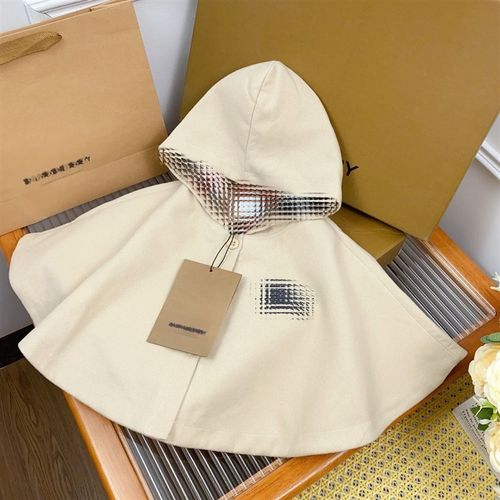 婴儿披风斗篷春秋外出防风斗篷男女宝宝外搭小坎肩儿童带帽披肩 - 图0