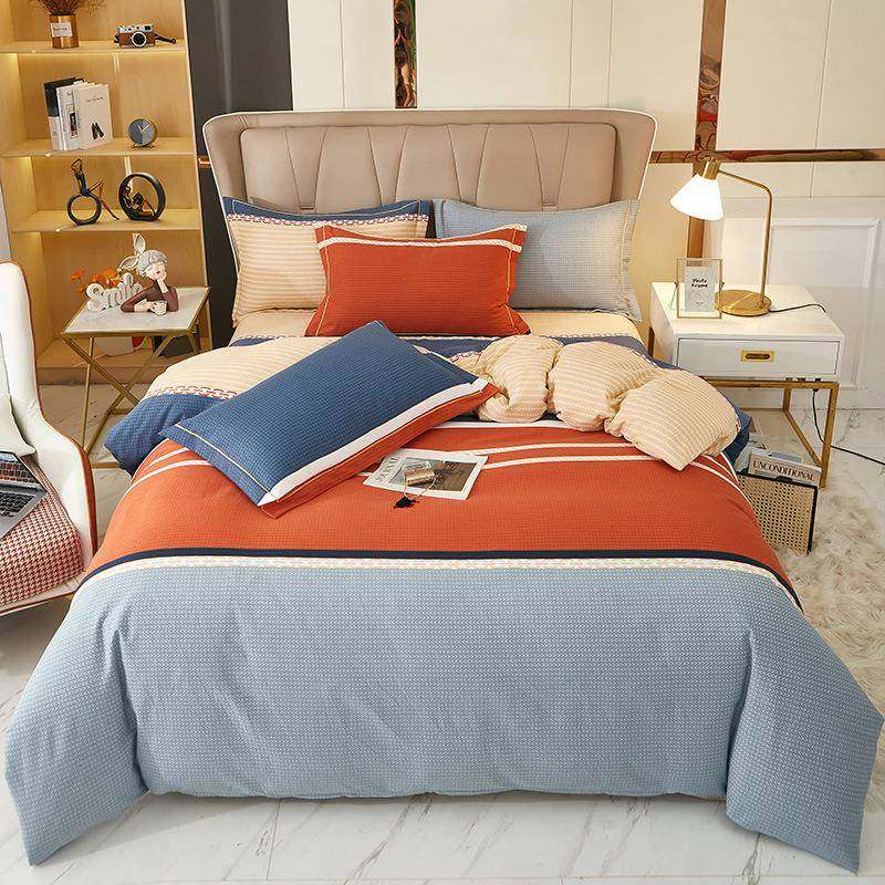 纯棉加厚磨毛四件套学生宿舍全棉床单被套床笠床裙三四件套团,淘宝优惠券,粉丝福利购,淘宝优惠卷