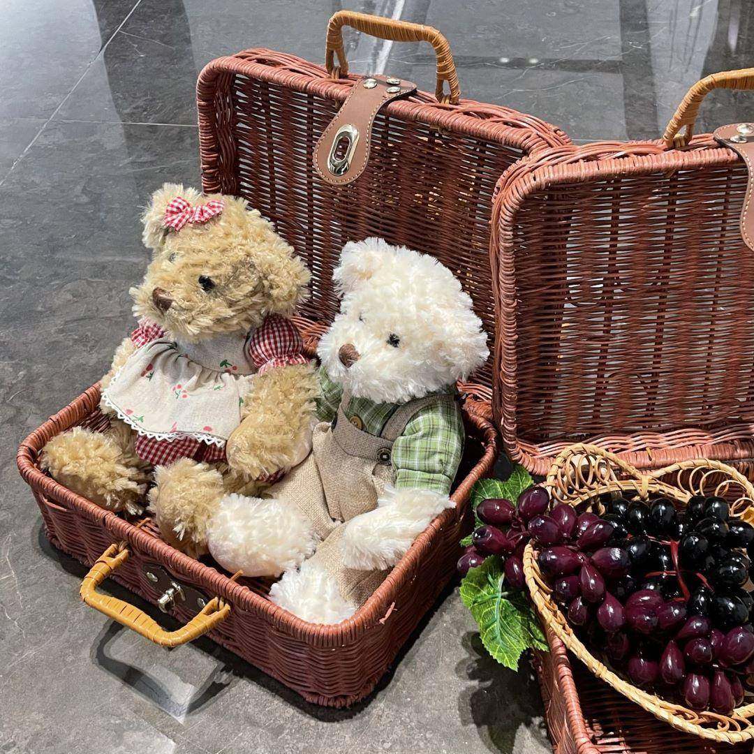 天然环保藤编收纳箱藤条藤手工复古收纳箱储物收纳道具箱野餐伴手,淘宝优惠券,粉丝福利购,淘宝优惠卷