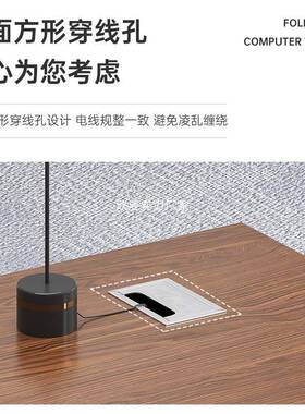 办公桌1-2-4-6人位老板桌收纳装饰好物总裁桌抽屉桌下I型家用书桌