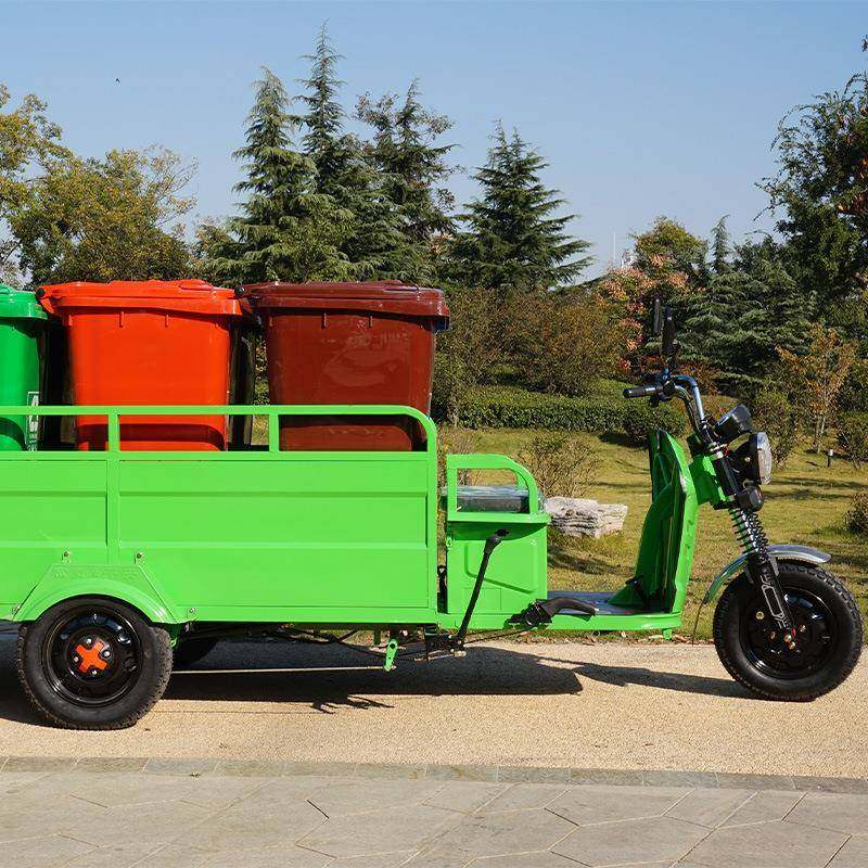 平板六桶环卫垃圾车街道小区物业垃圾运输清运车新能源电动保洁车,淘宝优惠券,粉丝福利购,淘宝优惠卷