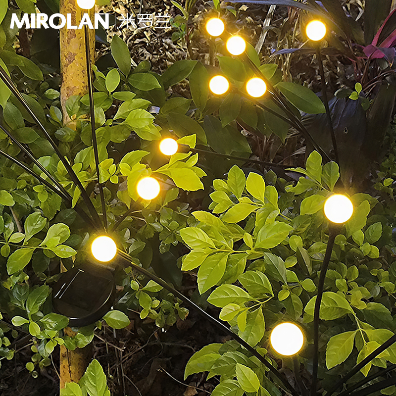 太阳能户外灯萤火虫灯花园灯草坪灯庭院氛围灯S植物灯防水地插灯 - 图2
