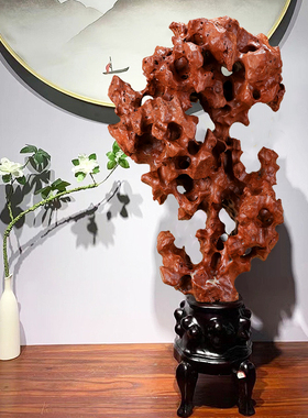 太湖石摆件天然原石奇石厅堂大小型传统中式造型装饰观赏石灵璧石