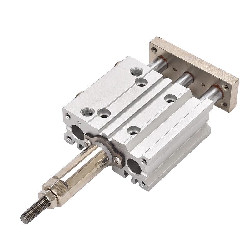 MGP气动三杆三轴行程可调节气缸MGPMwJ12/16/20/25/32/40-10/20/3 - 图3