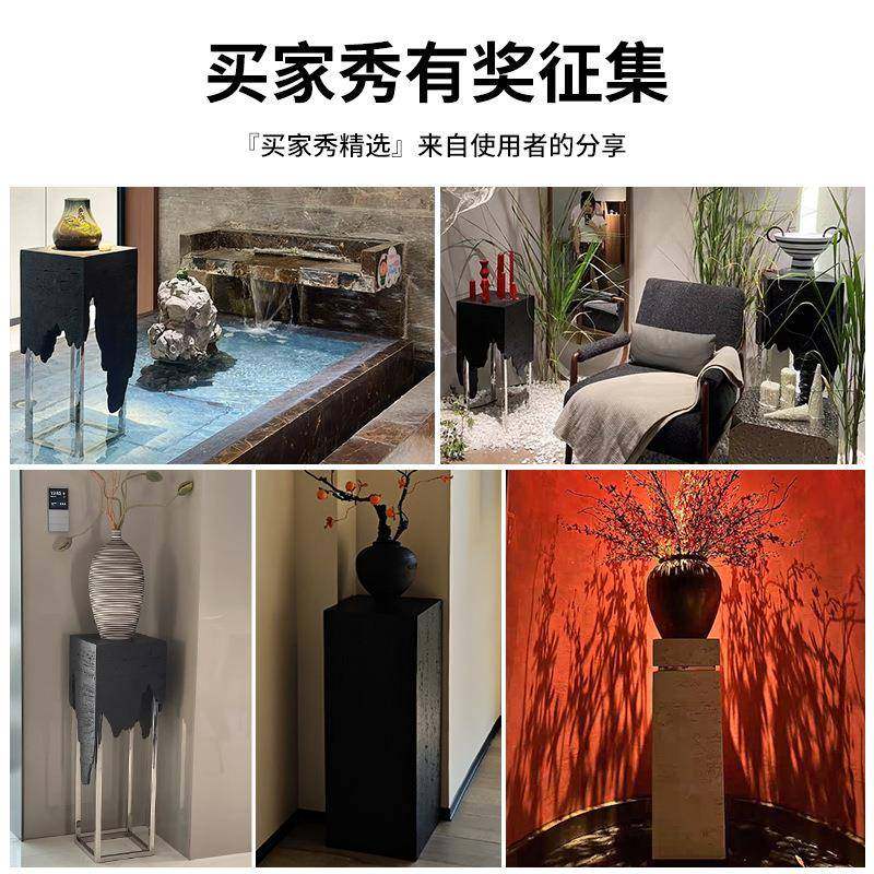 轻奢摆件大理石雕塑摆台基座客厅电视柜旁落地玄关艺术展示台底座,淘宝优惠券,粉丝福利购,淘宝优惠卷