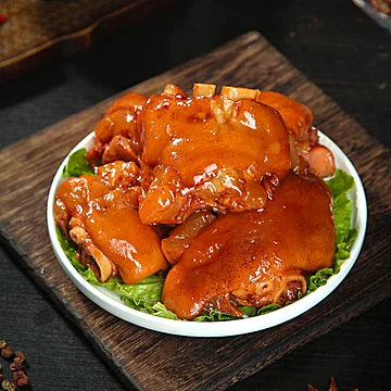 金饭屋山东酱猪蹄块真空即食卤味非猪爪熟食