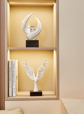 轻奢高级感风生水起办公室摆件z高端大气酒柜电视客厅展示柜装饰