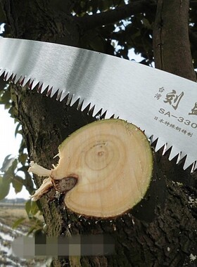 园林手工锯子木工手锯工具手板锯钢锯进口家用果树伐木包邮不折叠
