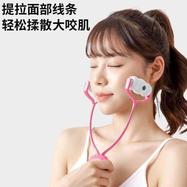 瘦脸神器软胶滚轮美容提拉紧致V脸瘦双下巴去咬肌脸部按摩瘦脸仪,淘宝优惠券,粉丝福利购,淘宝优惠卷