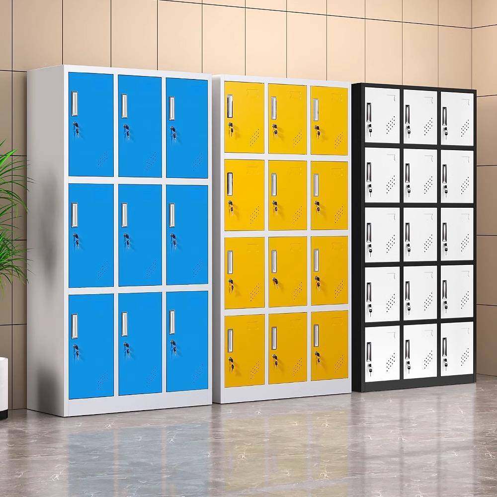 彩感色员柜更衣柜健室身房存包工柜浴换衣AX-GYG柜子铁皮柜带应锁,淘宝优惠券,粉丝福利购,淘宝优惠卷