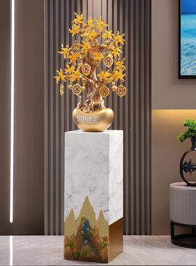 入户玄关大号发树落地财客厅sWPk2pkC视台柜店铺前高档装饰乔迁开