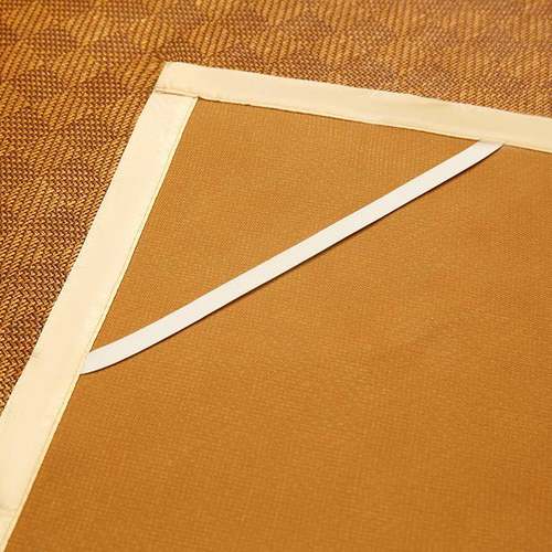 夏季席天然草藤席凉席艾子可裸睡可折叠冰凉丝学生宿001感舍单人 - 图3