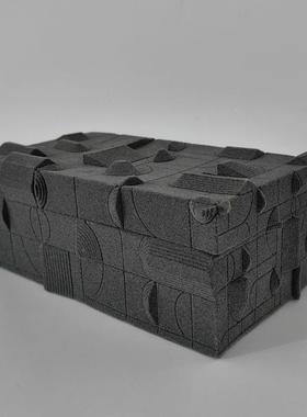 现HX4103代轻奢首卧饰房盒树脂摆件收纳简约样板家居客厅室装品创