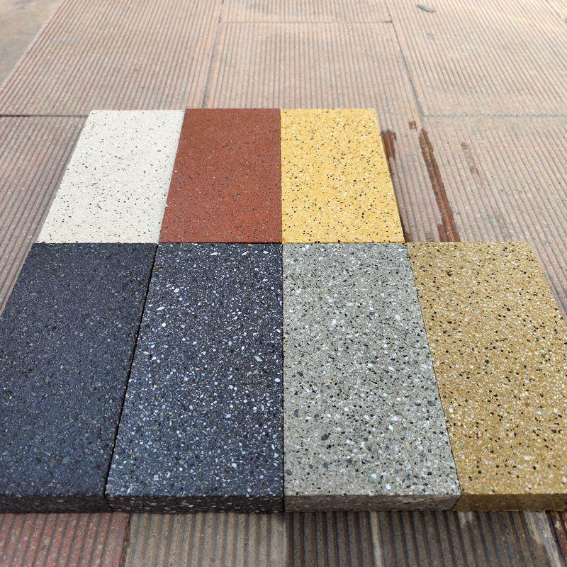 PC砖仿石材透水砖人行道广场砖仿芝麻灰烧面地铺石混凝土烧结砖,淘宝优惠券,粉丝福利购,淘宝优惠卷