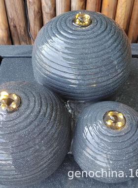 简易上下组合式户外室内庭院装饰景观园林流水生财工艺品喷泉-3