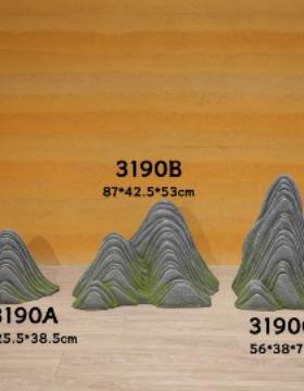 仿真假石头园林装饰玻璃钢石头假山绿植景观搭配摆件造景摆件