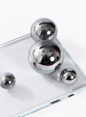 现代极简轻奢客厅桌面软装饰品电镀E银灰色圆球摆盘长方形水晶托