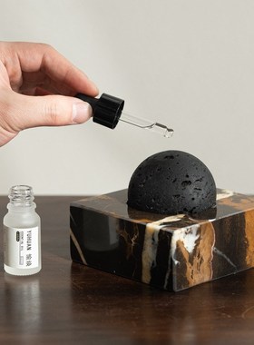 大理石香薰扩散器客厅茶几氛围感摆件酒店会所卧室衣帽间高级摆件