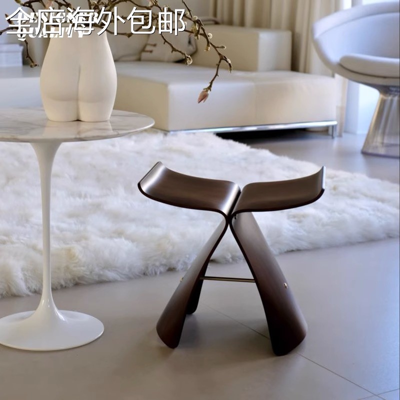 丹麦蝴蝶凳换鞋凳个性简约北欧装饰椅子创意Butterfly Stool矮凳 - 图0