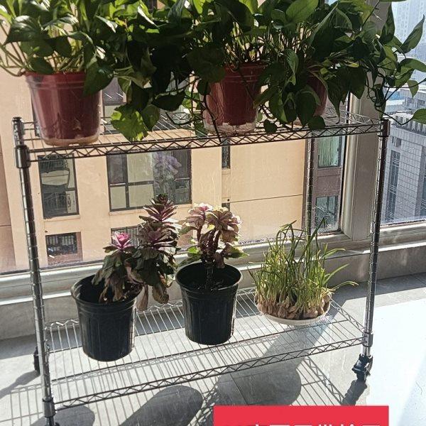 网格花架加层层网板加阳台花架一层多层自由组合置物架立,淘宝优惠券,粉丝福利购,淘宝优惠卷