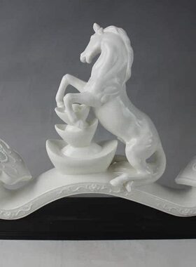 陶瓷马摆件马到成功开业礼品工艺品摆设办公室装饰品摆件