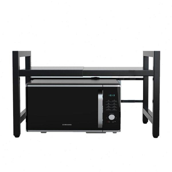 双层厨房储物架可调节宽度桌面收纳架子免打孔烤箱微波炉置物架,淘宝优惠券,粉丝福利购,淘宝优惠卷